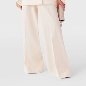 ❌ SOLD ❌ Stella McCartney Wide Leg Linen/Cotton Twill Trousers w Pocket Size 6-8
